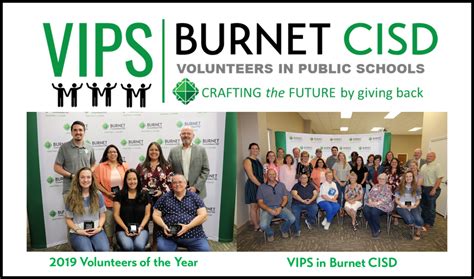 Bcisd Volunteers Recognized Burnet Consolidated Isd