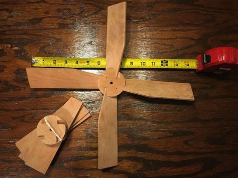 Replacement 4 Blade Whirligig Propeller Diy KIT Whirligig Whirligigs