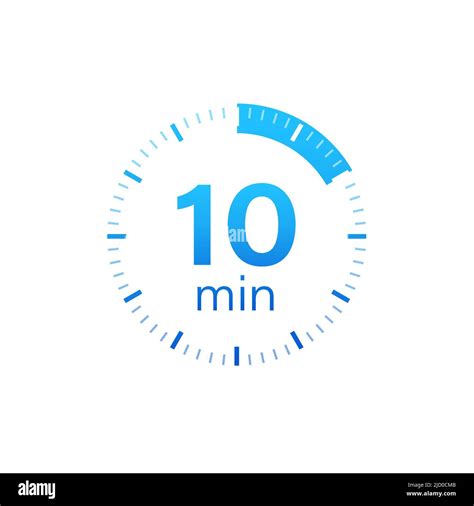 The Minutes Stopwatch Vector Icon Stopwatch Icon In Flat Style On