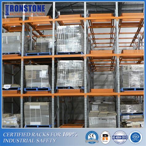 Maximise Space Push Back Pallet Rack For Easy Visual Inventory