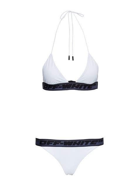 Bikini Off White Bikini Weiß OWFA034R21JER0010100 iKRIX