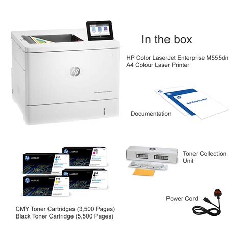 Hp Color Laserjet Enterprise M555dn A4 Colour Laser Printer 7zu78a