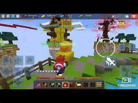 Jogando Bed Wars No Blockman Go Youtube