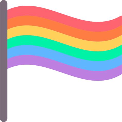 Bandera Arcoiris Iconos Gratis De Banderas