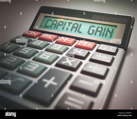 Capital Gain Calculator Stock Photo - Alamy