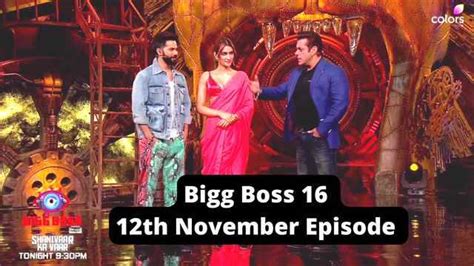 Bigg Boss 16 12th November 2022 Episode Gauri Evicted Salman Exposed