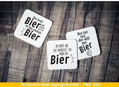 German Bier Spr Che Svg Png Bundle Alkohol Svg Drinks Svg Etsy De