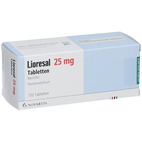 Lioresal Mg St Mit Dem E Rezept Kaufen Shop Apotheke