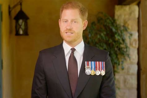 Prince Harry Dons His Medals to Present Soldier of the Year Award