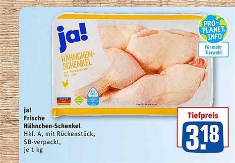 Ja Frische H Hnchen Schenkel Angebot Bei Rewe Prospekte De