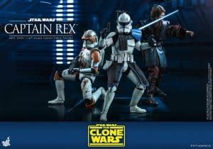 Star Wars The Clone Wars Captain Rex Collectible Hot Toys Figure Coming Soon What S On Disney