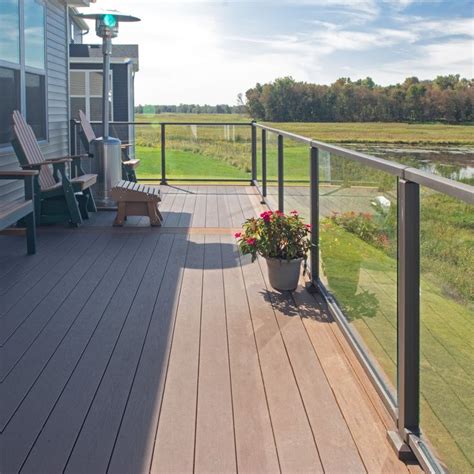 Westbury Veranda Glass Railings Aluminum And Glass Railing Glass Balusters Glass Railing Deck