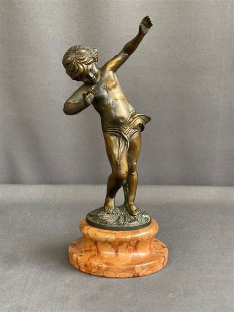 Sculpture Putto Bronze Patinated Early Th Century Catawiki