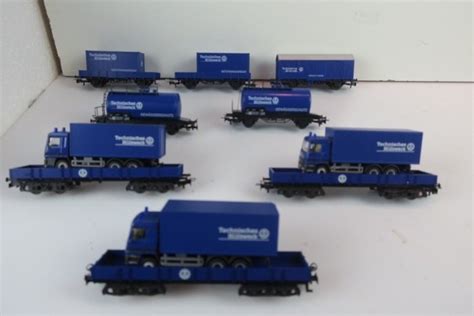 Märklin H0 Freight Carriage 8 Thw Freight Cars With 3 Catawiki