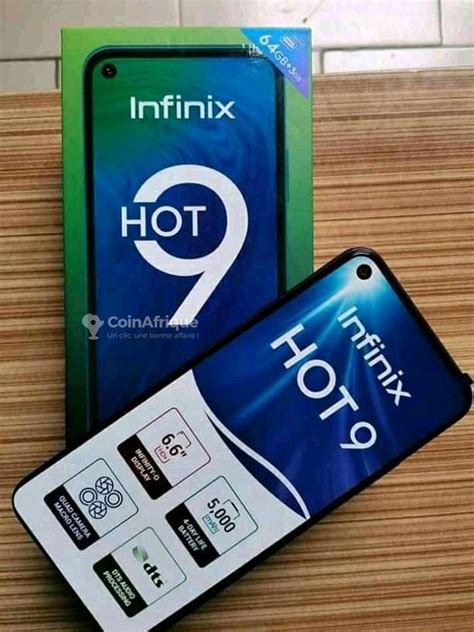 Téléphones Tablettes Infinix Hot 9 64g0 neufs et occasions au Togo CoinAfrique Togo