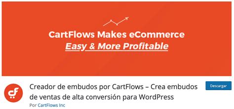 CARTFLOWS EMBUDOS DE VENTAS WOOCOMMERCE WORDPRESS PluginsWeb Es