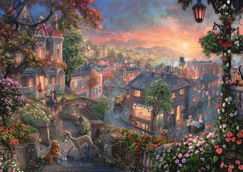 PUZZLE 1000 SCHMIDT T KINKADE ZAKOCHANY KUNDEL DISNEY SuperPuzzle