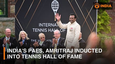 India S Leander Paes Vijay Amritraj Inducted Into Tennis Hall Of Fame