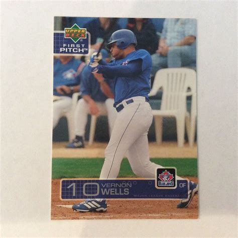 2003 Upper Deck First Pitch 49 Vernon Wells Toronto Blue Jays EBay