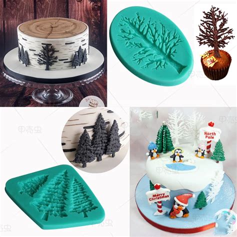 Christmas Tree Patisserie Reposteria Kitchen Accessories Silicone Mold