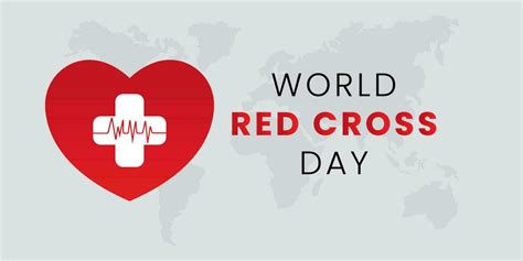 World red cross day on 8th may, concept vector illustration of red cross health concept with ...