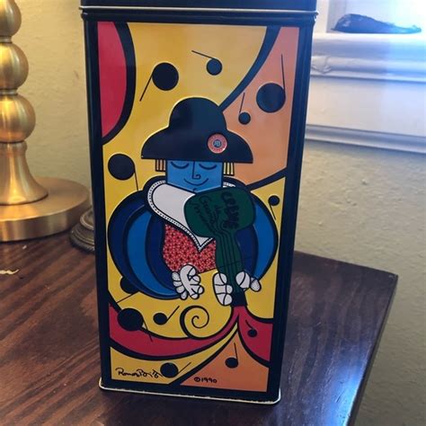 Romero Britto Storage Organization Vintage Romero Britto 99 Grand