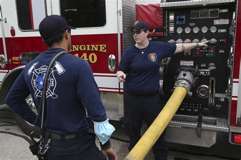 ‘firelady Women In San Antonio Struggle To Blaze Trails In Male