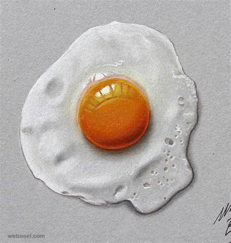 Color Pencil Drawing Egg 23