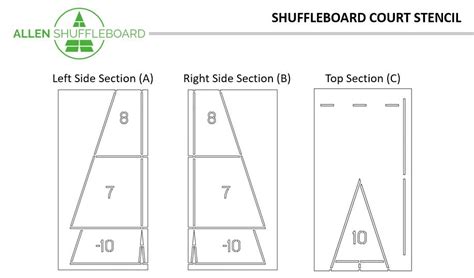 8061 - Shuffleboard Stencil - NEW – Allen Shuffleboard