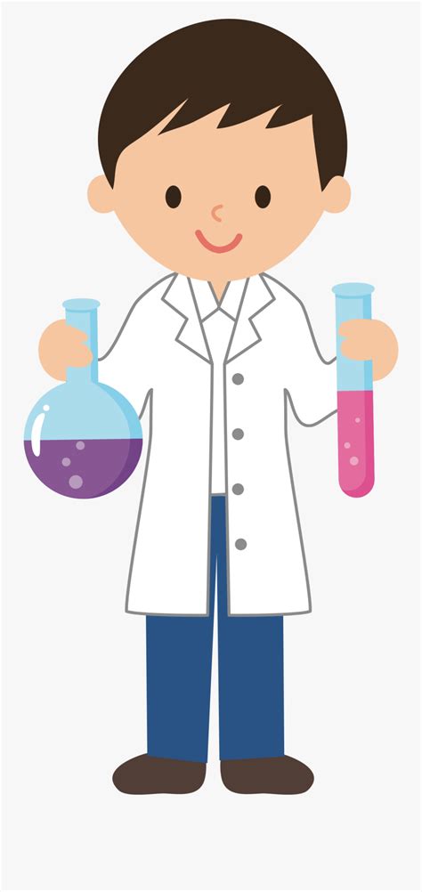 Scientist - Boy Scientist Clip Art , Free Transparent Clipart - ClipartKey