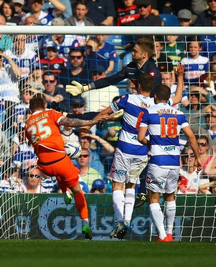 Blackpools David Goodwillie Scores Opening Goal Editorial Stock Photo