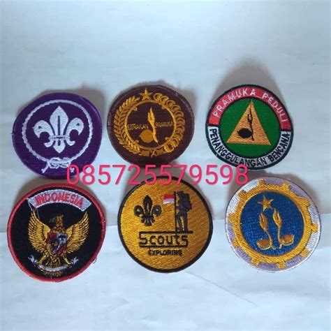 Jual Bordir Pramuka Tunas Cikal Wosm Garuda Ambalan Scout