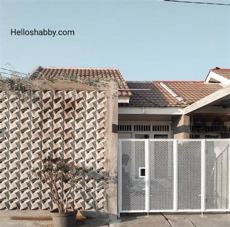 Model Pagar Rumah Minimalis Type 36 Dengan Roster Dream House