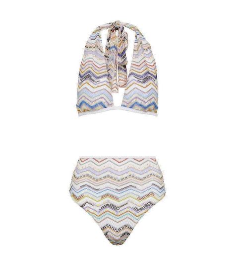 Missoni Mare Zig Zag Halterneck Bikini Missoni Mare