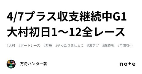 🤡 47🤡プラス収支継続中🤡g1大村🤡初日😍1〜12全レース💰｜💰💰万舟ハンター薪💰💰