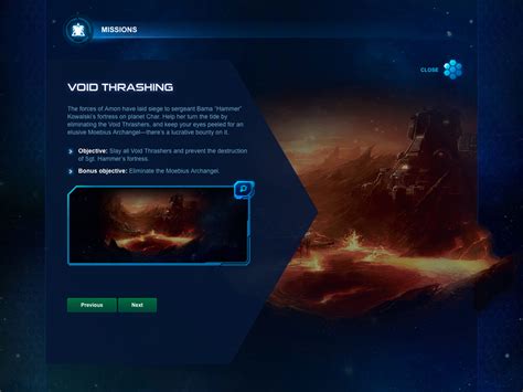 Starcraft Ii Co Op Missions Behance