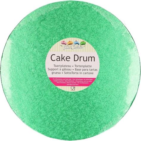 FunCakes Cake Drum Rond Ø25 cm Groen bol