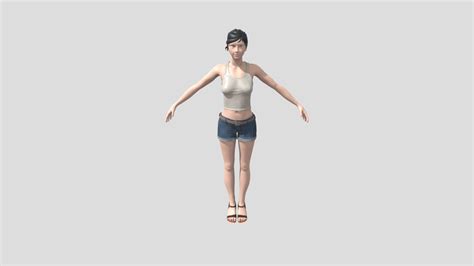 Young Woman T Posed Download Free 3d Model By Jmarco2000 [29f4d76