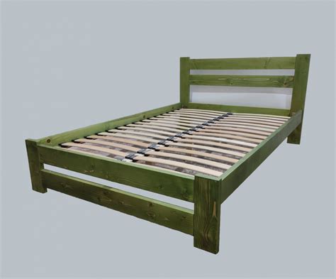 Двуспальная кровать из массива дуба Палермо плюс 150х220 Краситель Tin ...
