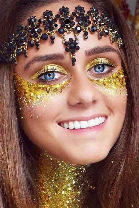 36 Ideas How To Use A Gold Glitter Gold Glitter Makeup Glitter Eyeshadow Palette Glitter