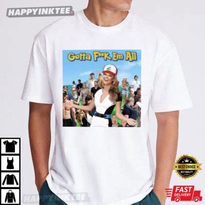Pokemusu Dex Gotta Fuck Em All Funny T Shirt
