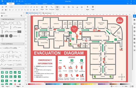 How To Create School Evacuation Plan Edraw