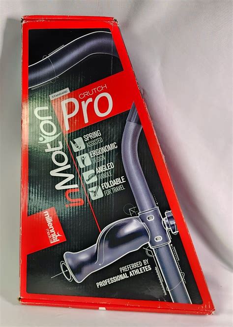 In Motion Pro Crutches Foldable Ergonomic Handles Spring Assist 5 7