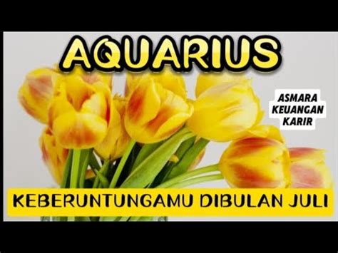 Aquarius Juli General Reading Asmara Keuangan Karier Youtube