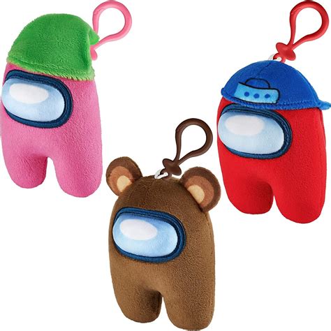 Amazon P M I Among Us Plush Clip On Toys Three Of Six 5 Inch