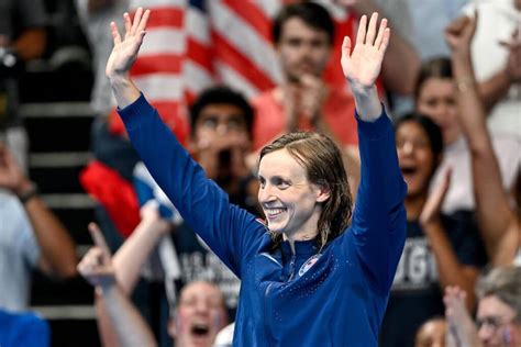 Paris Olympics Katie Ledecky Becomes Most Decorated Female Swimmer In History With 13th Medal