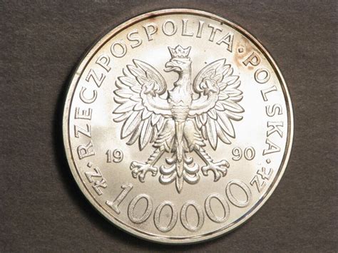 Poland Zlotych Solidarity Silver Crown Bu Ebay