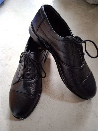 Boys Black Leather School Shoes at Rs 310/pair in Minakhan | ID ...