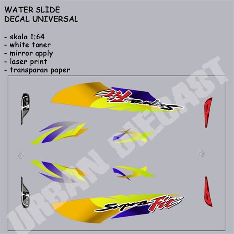 Hot Wheels Decal White Toner Toyota Supra Gr Shopee Philippines