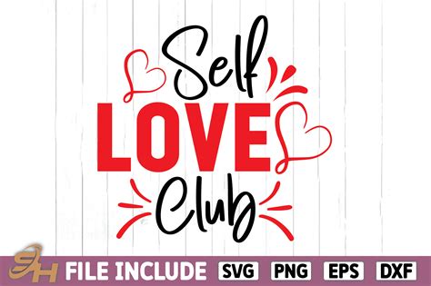 Self Love Club Graphic By Svg House · Creative Fabrica